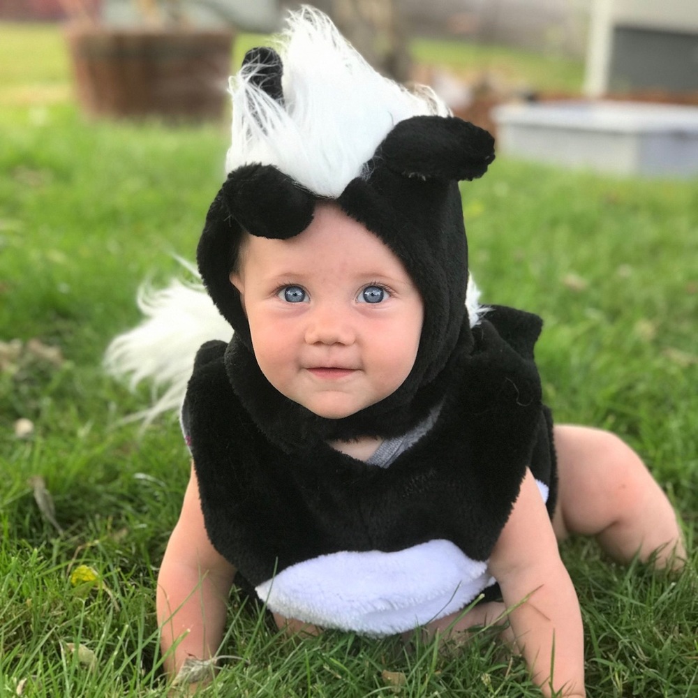 Adorable Skunk Baby Costume Halloween 6-12 Months